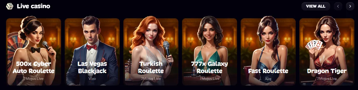 aphrodite casino live