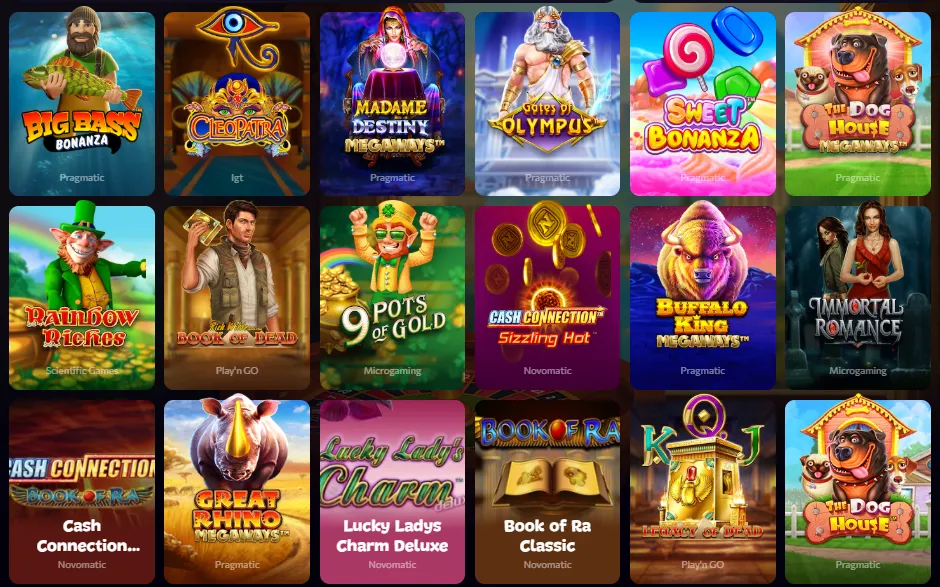 aphrodite casino slot games